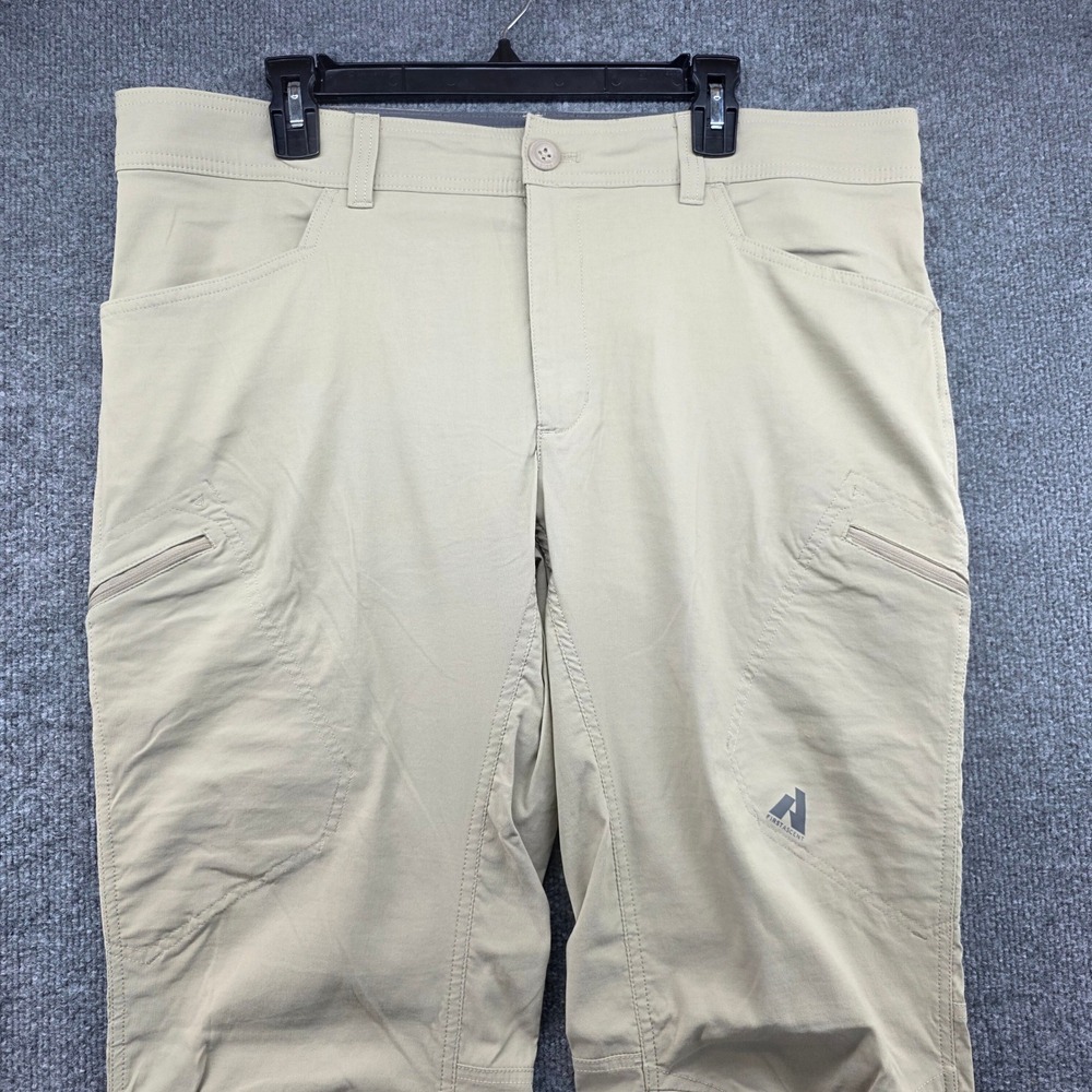 Eddie Bauer Mens First Ascent Cargo Pants Hiking Travel Zip Pockets Size 38x32